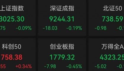 A股三大指数小幅低开，互联网电商概念活跃