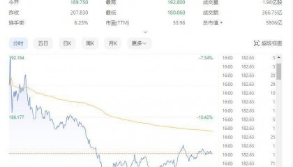 特斯拉股票大跌 5743亿元灰飞烟灭!