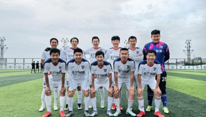 “GRS杯”2024青岛城市足球乙级联赛第五轮：海神兄弟与同花顺握手言和